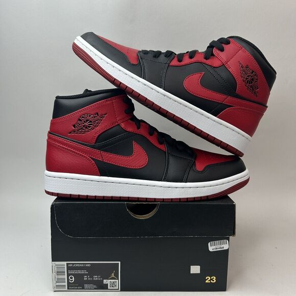Jordan Other - Nike Air Jordan 1 Mid Retro “Banned/Black Gym Red” 2023